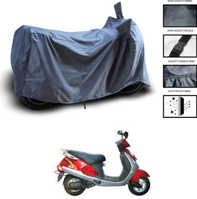 PAGORA Waterproof Two Wheeler Cover for Kinetic(Nova EX, Grey)
