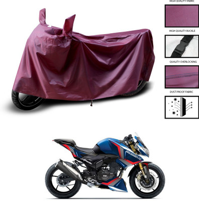 CODOKI Waterproof Two Wheeler Cover for TVS(Apache RTR 180, Maroon)