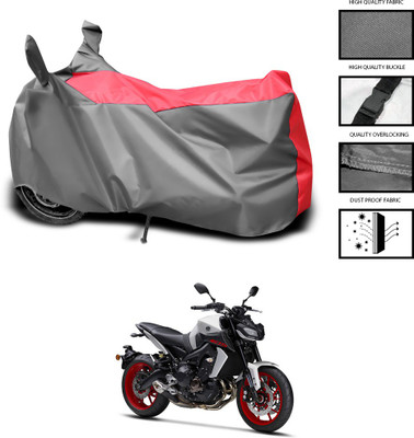 CODOKI Waterproof Two Wheeler Cover for Yamaha(MT 9, Grey, Blue)