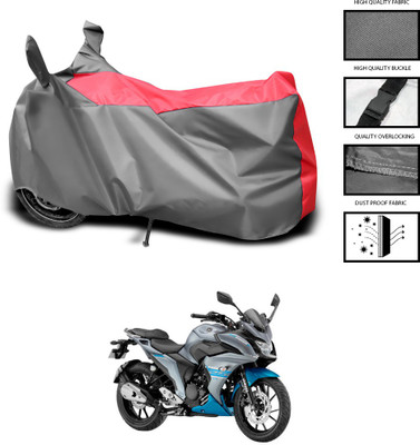 CODOKI Waterproof Two Wheeler Cover for Yamaha(Fazer 25, Grey, Blue)
