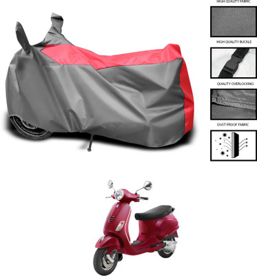 PAGORA Waterproof Two Wheeler Cover for Vespa(ZX 125, Grey)