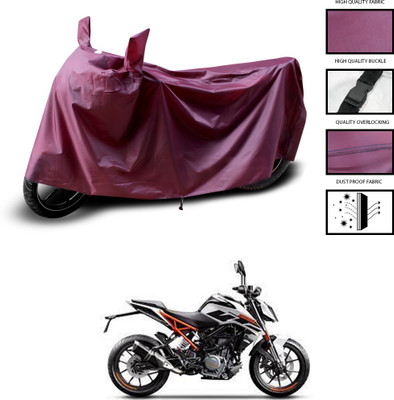 CODOKI Waterproof Two Wheeler Cover for KTM(250 Duke, Maroon)