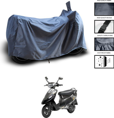CODOKI Waterproof Two Wheeler Cover for TVS(Scooty Pep+, Grey)