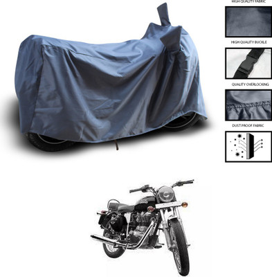 CODOKI Waterproof Two Wheeler Cover for Royal Enfield(Electra Delux, Grey)
