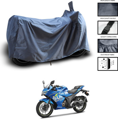 CODOKI Waterproof Two Wheeler Cover for Suzuki(Gixxer SF 250, Grey)
