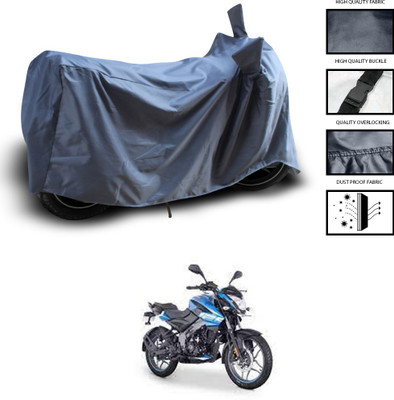 CODOKI Waterproof Two Wheeler Cover for Bajaj(Pulsar 125, Grey)