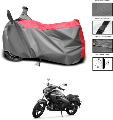 CODOKI Waterproof Two Wheeler Cover for Suzuki(intruder 150, Grey, Blue)