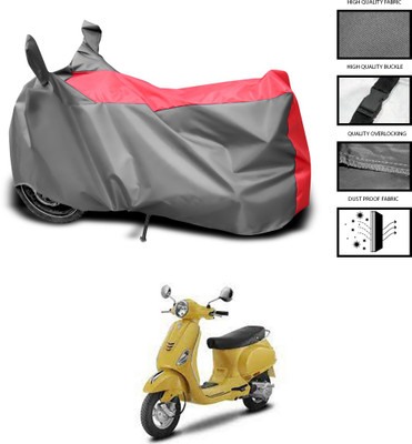 CODOKI Waterproof Two Wheeler Cover for Piaggio(Vespa LX 125, Grey, Blue)