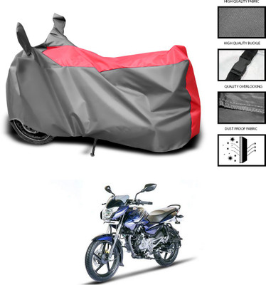 CODOKI Waterproof Two Wheeler Cover for Bajaj(Pulsar 135 LS DTS-i, Grey, Blue)