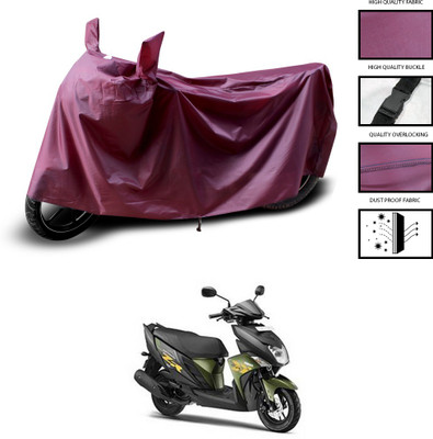 ANTHUB Waterproof Two Wheeler Cover for Yamaha(Cygnus Ray ZR, Maroon)