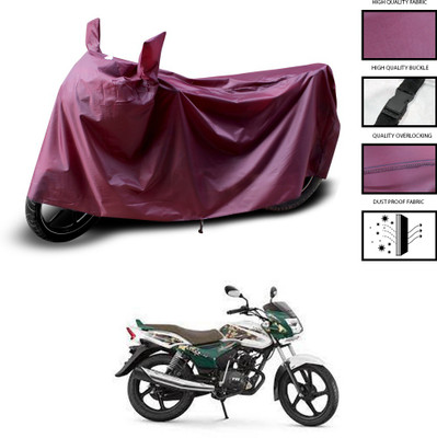 CODOKI Waterproof Two Wheeler Cover for TVS(Star City, Maroon)