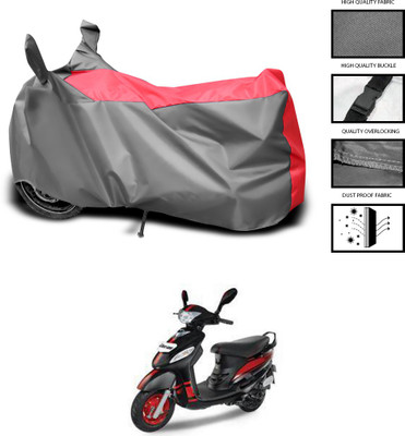 CODOKI Waterproof Two Wheeler Cover for Mahindra(Duro 125, Grey, Blue)