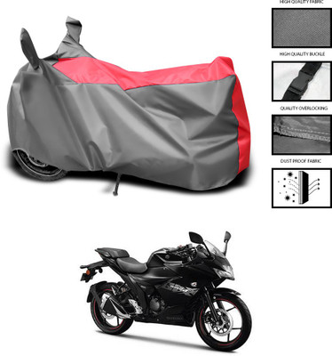 CODOKI Waterproof Two Wheeler Cover for Suzuki(Gixxer, Grey, Blue)