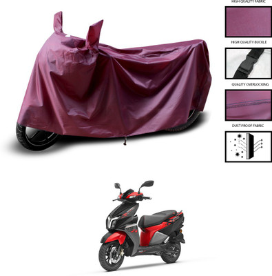PAGORA Waterproof Two Wheeler Cover for TVS(NTORQ, Maroon)