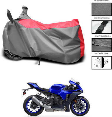 CODOKI Waterproof Two Wheeler Cover for Yamaha(YZF R1, Grey, Blue)