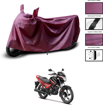 CODOKI Waterproof Two Wheeler Cover for Hero(Glamour Programmed FI, Maroon)