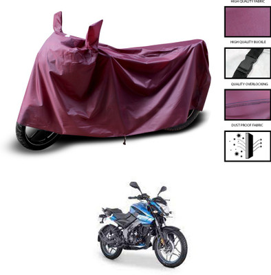 CODOKI Waterproof Two Wheeler Cover for Bajaj(Pulsar 125, Maroon)