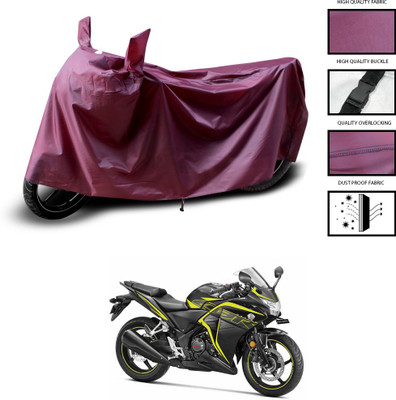 PAGORA Waterproof Two Wheeler Cover for Honda(CBR 250R, Maroon)
