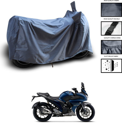 CODOKI Waterproof Two Wheeler Cover for Yamaha(Fazer, Grey)