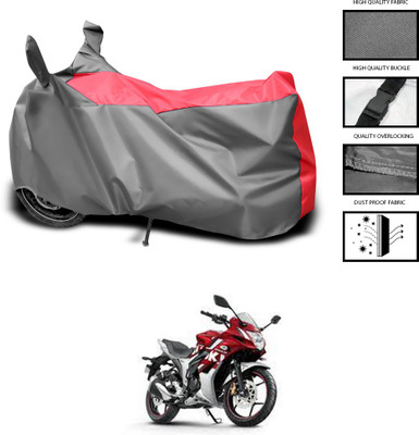 CODOKI Waterproof Two Wheeler Cover for Suzuki(Gixxer SF, Grey, Blue)