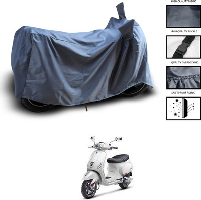 PAGORA Waterproof Two Wheeler Cover for Piaggio(Vespa SXL 150, Grey)