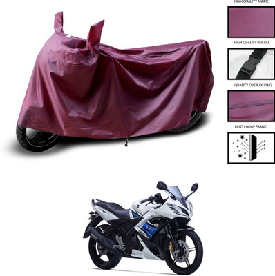 PAGORA Waterproof Two Wheeler Cover for Yamaha(YZF R15 S, Maroon)