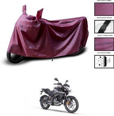 CODOKI Waterproof Two Wheeler Cover for Bajaj(Pulsar 160 NS DTS-i, Maroon)