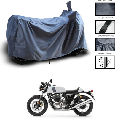 CODOKI Waterproof Two Wheeler Cover for Royal Enfield(Continental GT, Grey)