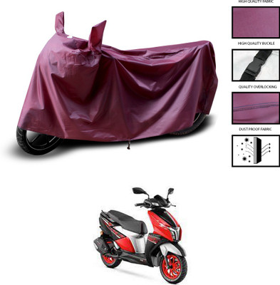 CODOKI Waterproof Two Wheeler Cover for TVS(Ntorq 125, Maroon)