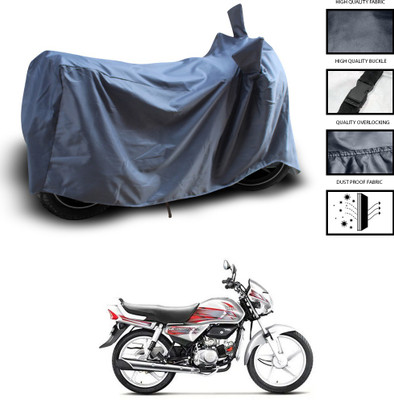 PAGORA Waterproof Two Wheeler Cover for Hero(MotoCorp HF Deluxe, Grey)