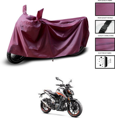 CODOKI Waterproof Two Wheeler Cover for KTM(Duke 390 ABS, Maroon)