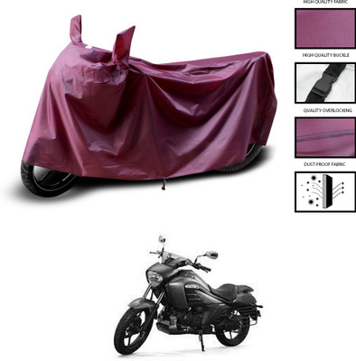 CODOKI Waterproof Two Wheeler Cover for Suzuki(intruder 150, Maroon)