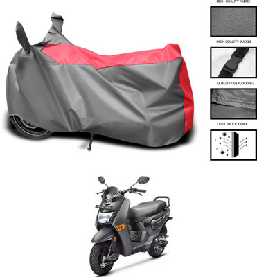 GOSHIV-car and bike accessories Waterproof Two Wheeler Cover for Honda(Cliq, Grey, Red)