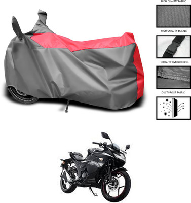 CODOKI Waterproof Two Wheeler Cover for Suzuki(Gixxer SF 150, Grey, Blue)