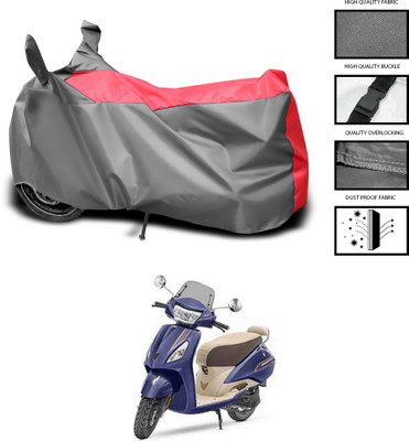 PAGORA Waterproof Two Wheeler Cover for TVS(Jupiter, Grey)