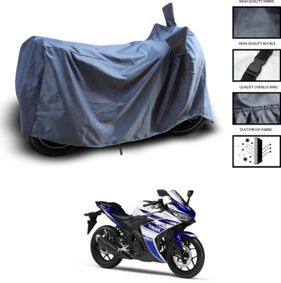 PAGORA Waterproof Two Wheeler Cover for Yamaha(YZF R25, Grey)