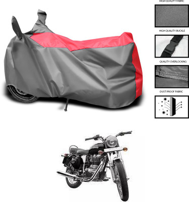PAGORA Waterproof Two Wheeler Cover for Royal Enfield(Electra Delux, Grey)