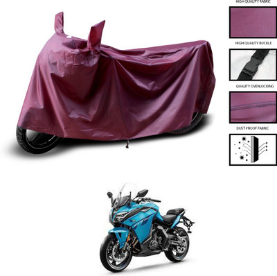 PAGORA Waterproof Two Wheeler Cover for CFMoto(650GT, Maroon)