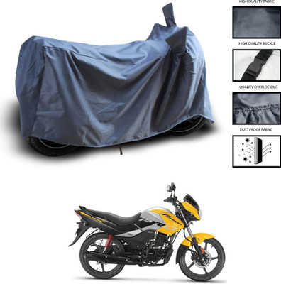 PAGORA Waterproof Two Wheeler Cover for Hero(Passion, Grey)