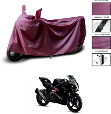 CODOKI Waterproof Two Wheeler Cover for TVS(Apache RR 310, Maroon)