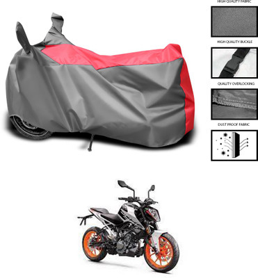 CODOKI Waterproof Two Wheeler Cover for KTM(200 Duke, Grey, Blue)