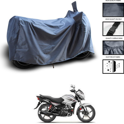 PAGORA Waterproof Two Wheeler Cover for Hero(Glamour FI, Grey)