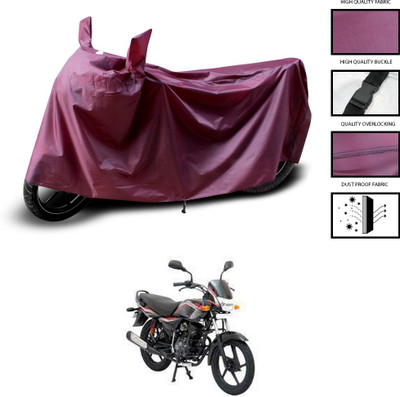 PAGORA Waterproof Two Wheeler Cover for Bajaj(Platina 125, Maroon)