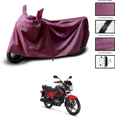 PAGORA Waterproof Two Wheeler Cover for Hero(Glamour, Maroon)