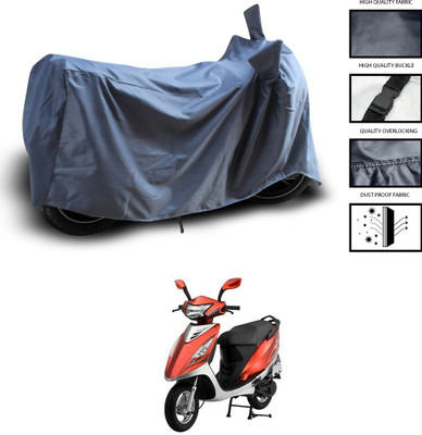 PAGORA Waterproof Two Wheeler Cover for TVS(Scooty Streak, Grey)