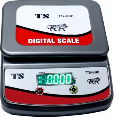 INDICUL TS600 Digital Kitchen Weighing Scale 30kg x1g with Big LED Weighing Scale Grey Weighing Scale(Grey)