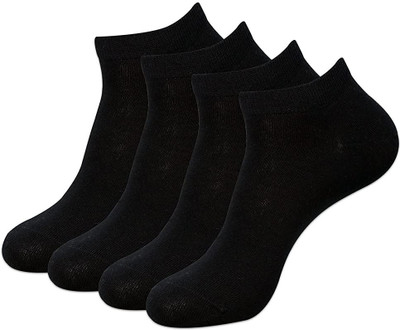 Liyana Collection Men Solid Ankle Length(Pack of 4)