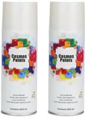 Cosmos Jetta White Spray Paint 400 ml(Pack of 2)