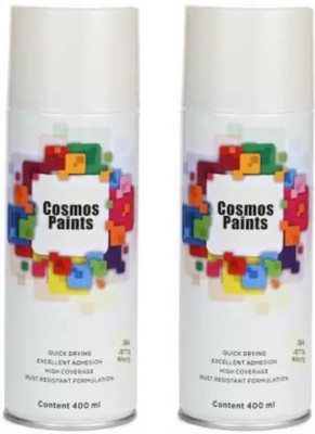 Cosmos White Spray Paint 400 ml(Pack of 2)