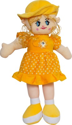 ULTRA Cute Soft Doll-2 Big Toy 21 inch (Yellow)  - 5 inch(Yellow)
